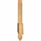 Ekena Millwork Eugene Smooth Timber Gable Bracket, Western Red Cedar, 36"W x 12"H x 1 1/2"D x 3 1/2"F, 8/12 Pitch GBW036X12X0204EUG00SWR - alternate 3